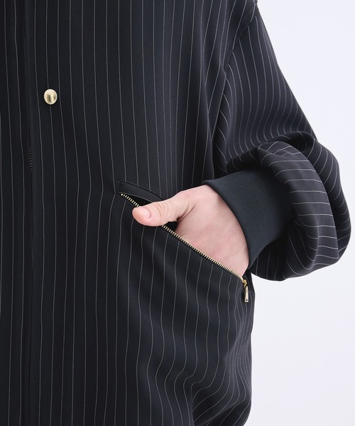 CULLNI(クルニ)の「【CULLNI】別注 MA-1(ブルゾン・メンズ・ブラック/ブラック系その他2/ベージュ・1/2)」の9枚目の写真