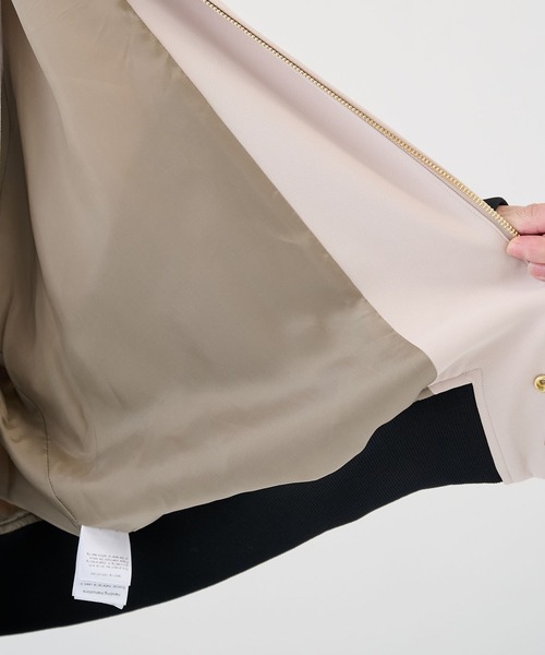 CULLNI(クルニ)の「【CULLNI】別注 MA-1(ブルゾン・メンズ・ブラック/ブラック系その他2/ベージュ・1/2)」の20枚目の写真