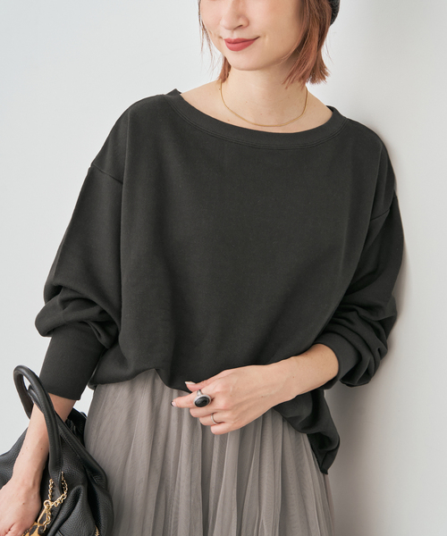 ボートネックスウェット ボートネックスウェット（スウェット）｜Spick & Span（スピック