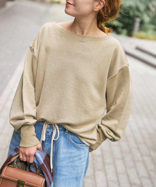 ボートネックスウェット ボートネックスウェット（スウェット）｜Spick & Span（スピック