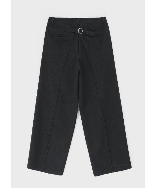 BLACKUP（ブラックアップ）の「[MADE] ブレアバックルツータックワイドスラックス（スラックス・レディース・チャコール/ブラウン・MEDIUM/SMALL）」の19枚目の写真