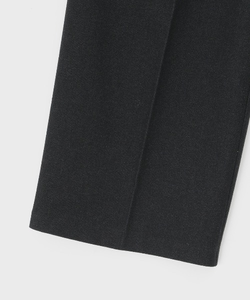 BLACKUP（ブラックアップ）の「[MADE] ブレアバックルツータックワイドスラックス（スラックス・レディース・チャコール/ブラウン・MEDIUM/SMALL）」の22枚目の写真