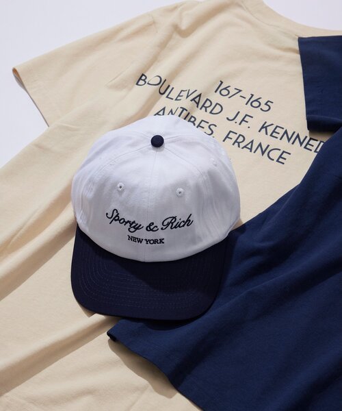 セール】【Sporty&Rich】Syracuse Hat（キャップ）｜SPORTY&RICH