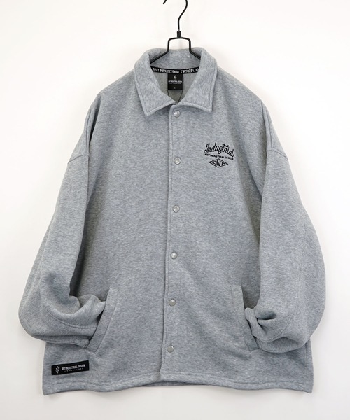 GROOVY STORE】ビッグサイズ スウェット コーチジャケット 裏起毛