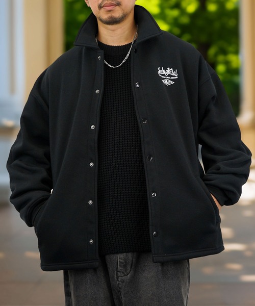 セール】【GROOVY STORE】ビッグサイズ スウェット コーチジャケット