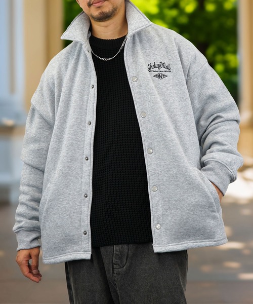 セール】【GROOVY STORE】ビッグサイズ スウェット コーチジャケット