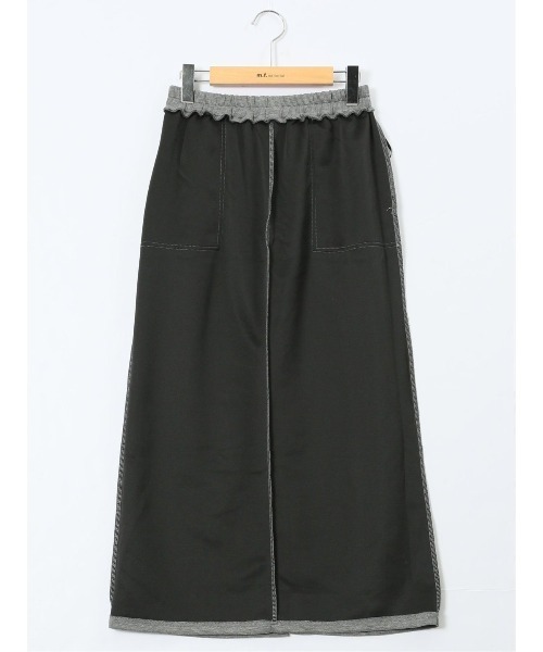 m.f.editorial（エムエフエディトリアル）の「【ストレッチ】m.f.エディトリアル レディース ポンチ タイトスカート（スカート・レディース・ブラック/グレー系その他2・MEDIUM）」の16枚目の写真