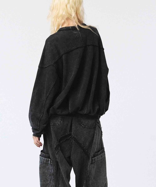 ブラウジングスウェットプルオーバー【MAISON SPECIAL】黒　Sサイズ UNISEX》Prime-Over Browsing Sweatshirt/プライムオーバー
