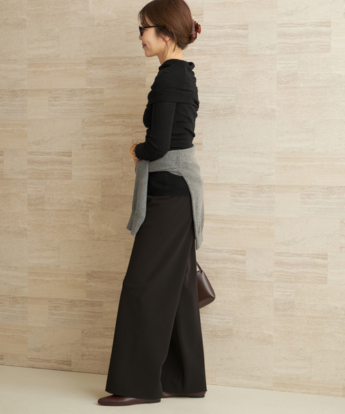 plage(プラージュ)の「《代官山店・WEB限定》LE PETIT PULLE / ル プティ プレ BARDOT NECKLINE ニット(ニット/セーター・レディース・ブラック・FREE)」の5枚目の写真