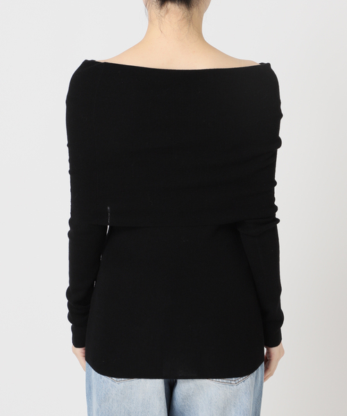 plage(プラージュ)の「《代官山店・WEB限定》LE PETIT PULLE / ル プティ プレ BARDOT NECKLINE ニット(ニット/セーター・レディース・ブラック・FREE)」の11枚目の写真