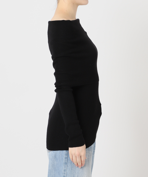 plage(プラージュ)の「《代官山店・WEB限定》LE PETIT PULLE / ル プティ プレ BARDOT NECKLINE ニット(ニット/セーター・レディース・ブラック・FREE)」の12枚目の写真