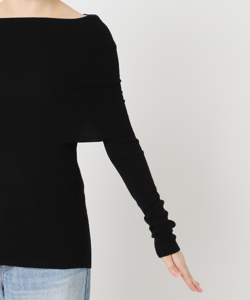 plage(プラージュ)の「《代官山店・WEB限定》LE PETIT PULLE / ル プティ プレ BARDOT NECKLINE ニット(ニット/セーター・レディース・ブラック・FREE)」の13枚目の写真