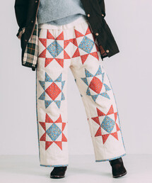 レディースのその他パンツ（ホワイト/白色系・キルティング