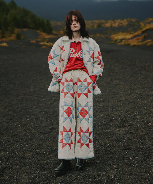 セール】Freada/フリーダ インド 星柄 キルティングパンツ（その他