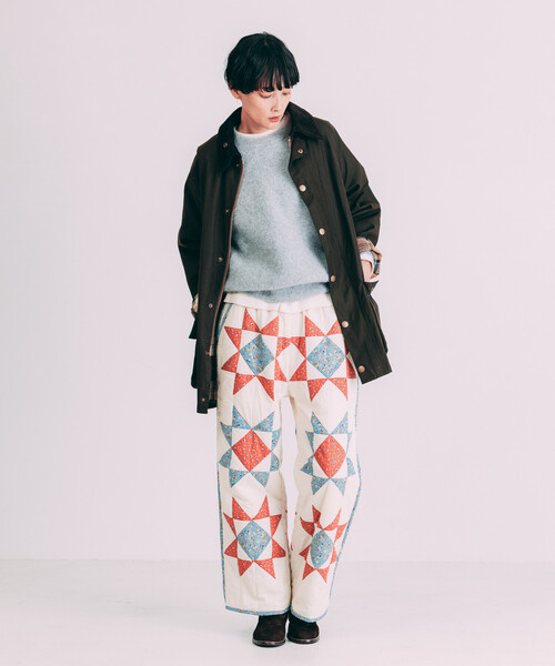 Freada(フリーダ)の「Freada/フリーダ インド 星柄 キルティングパンツ(その他パンツ・レディース・ブラック/ホワイト・ONE SIZE)」の12枚目の写真
