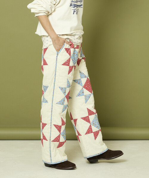 セール】Freada/フリーダ インド 星柄 キルティングパンツ（その他