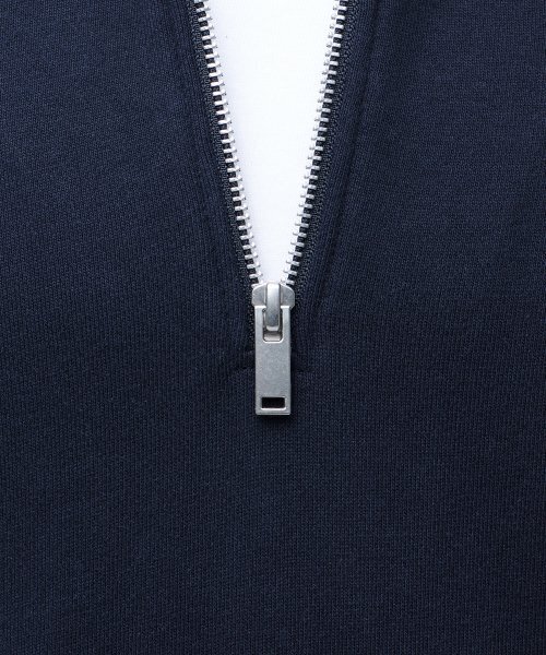 MUSINSA STANDARD（ムシンサスタンダード）の「特大ハーフジップアップスウェットシャツ[ネイビー]（スウェット・メンズ・その他・SMALL/MEDIUM/LARGE/X-LARGE/XX-LARGE/XXX-LARGE）」の6枚目の写真