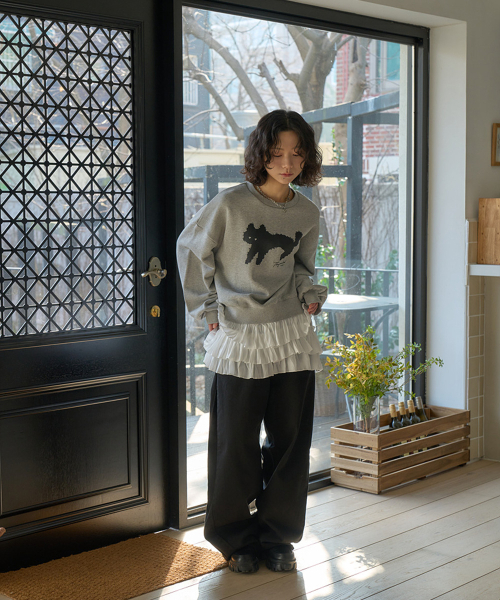 THE GREEN LAB（ザグリーンラボ）の「フリルビスチェスリーブトップス[ホワイト]（Tシャツ/カットソー・レディース・その他・FREE）」の2枚目の写真
