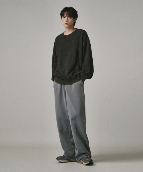 Verdnt（バーダント）の「(裏起毛)ベーシックワイドスウェットパンツ[グレー]（スウェットパンツ・レディース・その他・SMALL/MEDIUM/LARGE）」の11枚目の写真