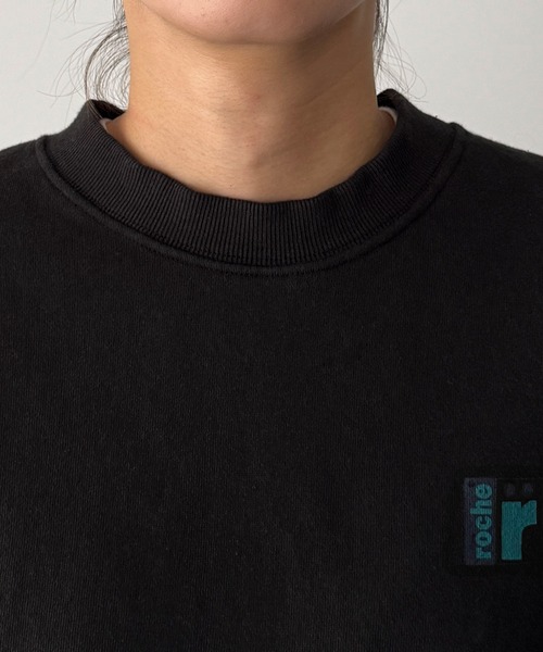 CANAL JEAN(キャナルジーン)の「Lakey Park オーバーサイズロゴトレーナー(スウェット・レディース・ブラック/ヘザーグレー・ONE SIZE)」の12枚目の写真