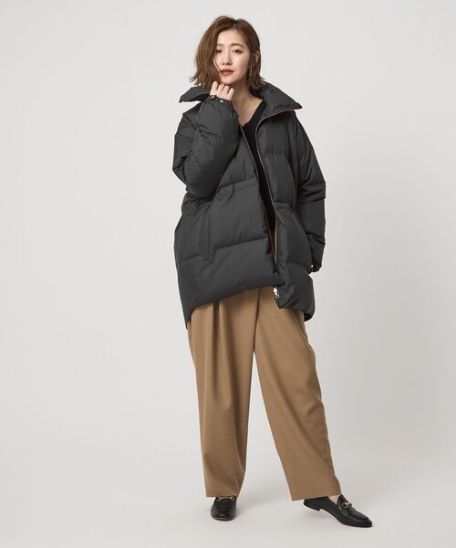 【mugi】＊conte＊リバーシブルダウンジャケット　ブラック mugi様専用】＊conte＊リバーシブルダウンジャケット ブラック