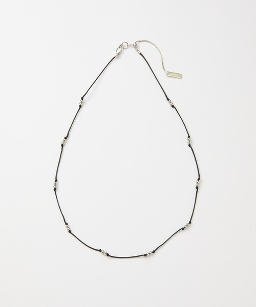 COLONY 2139(コロニートゥーワンスリーナイン)の「メタリックパールコードネックレス(ネックレス・レディース・ブラック・FREE)」の6枚目の写真