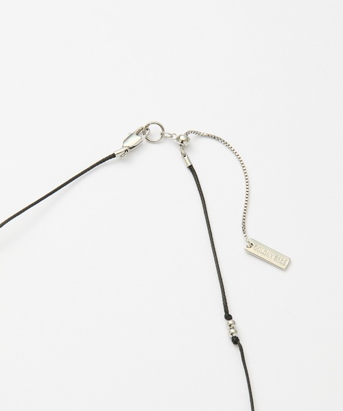 COLONY 2139(コロニートゥーワンスリーナイン)の「メタリックパールコードネックレス(ネックレス・レディース・ブラック・FREE)」の8枚目の写真