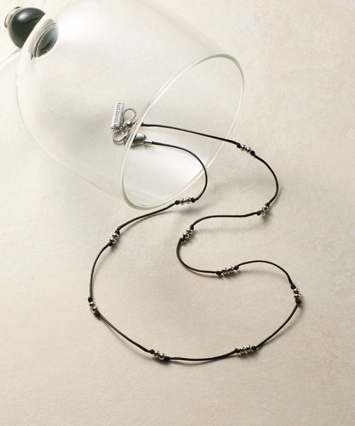 COLONY 2139(コロニートゥーワンスリーナイン)の「メタリックパールコードネックレス(ネックレス・レディース・ブラック・FREE)」の3枚目の写真