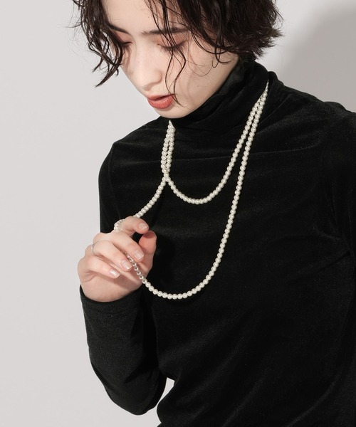 GEORGE'S（ジョージズ）の「ロングパールネックレス（ネックレス・レディース・ホワイト・FREE）」の3枚目の写真