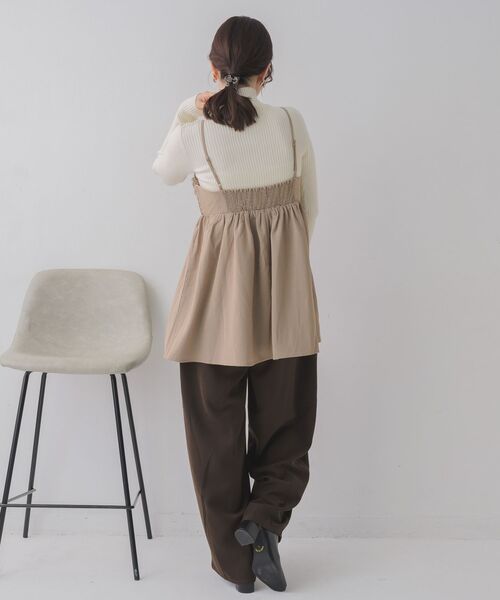 RETRO GIRL（レトロガール）の「コクーンシルエットPT（スラックス・レディース・ブルー系その他2/ブラウン/ブラック・FREE）」の6枚目の写真