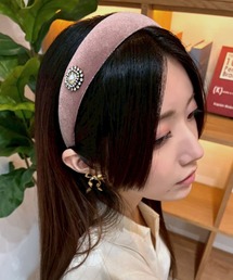 meJane（ミージェーン）の「ビジュー付きカチューシャ（カチューシャ）」