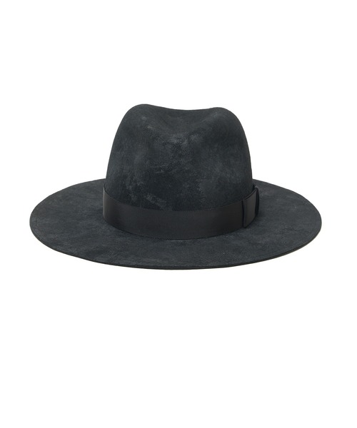 MSML（エムエスエムエル）の「HAND PIGMENT WOOL HAT（ハット・メンズ・ブラック・M/L）」の2枚目の写真