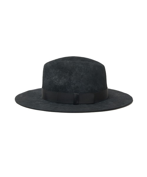 MSML（エムエスエムエル）の「HAND PIGMENT WOOL HAT（ハット・メンズ・ブラック・M/L）」の3枚目の写真