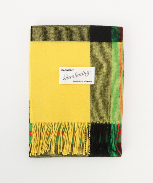 FRAMeWORK（フレームワーク）の「MAGNIBERG Queen Scarf（マフラー・レディース・キャメル/イエロー/ブルー系その他・FREE）」の5枚目の写真