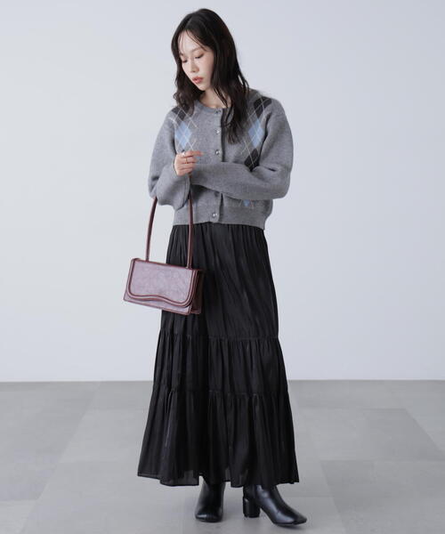 FREE'S MART(フリーズマート)の「◇シャイニーティアードスカート(スカート・レディース・ホワイト/ブラック/ブルー/ベージュ系その他・MEDIUM/SMALL)」の22枚目の写真