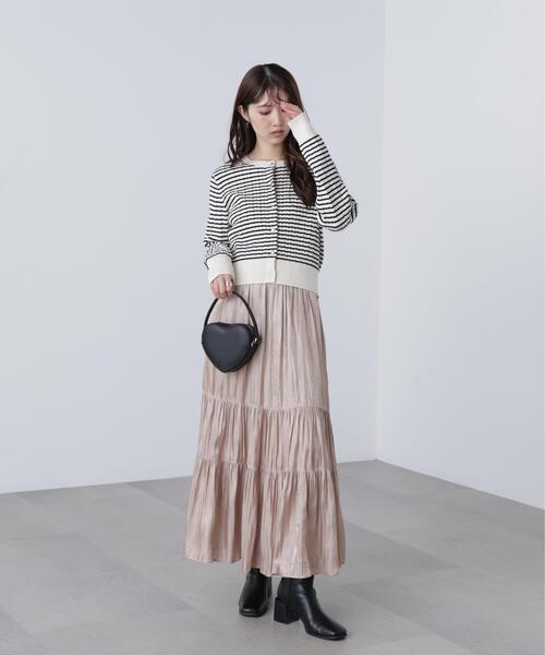 FREE'S MART（フリーズマート）の「◇シャイニーティアードスカート（スカート・レディース・ホワイト/ブラック/ブルー/ベージュ系その他/ベージュ系その他2・MEDIUM/SMALL）」の22枚目の写真