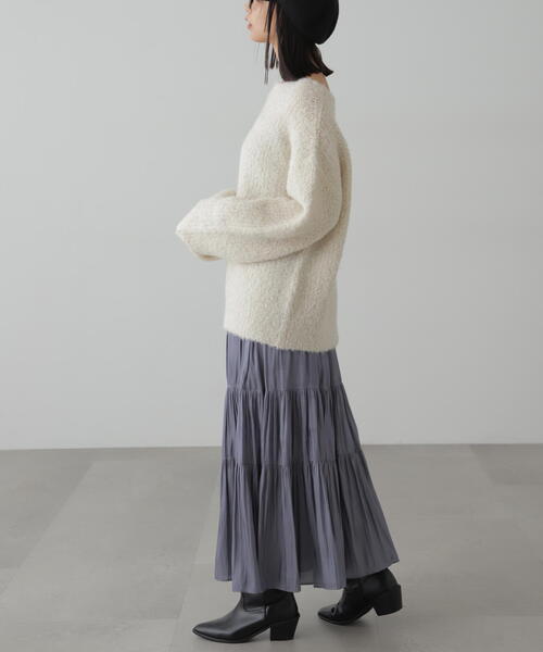 FREE'S MART(フリーズマート)の「◇シャイニーティアードスカート(スカート・レディース・ホワイト/ブラック/ブルー/ベージュ系その他・MEDIUM/SMALL)」の15枚目の写真