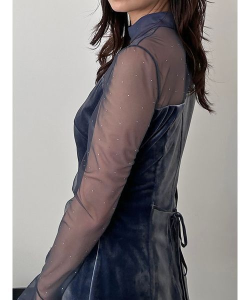 シアードッキングベロアドレス（ワンピース）｜SNIDEL（スナイデル）の