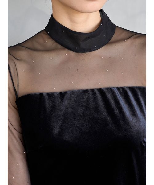 シアードッキングベロアドレス（ワンピース）｜SNIDEL（スナイデル）の