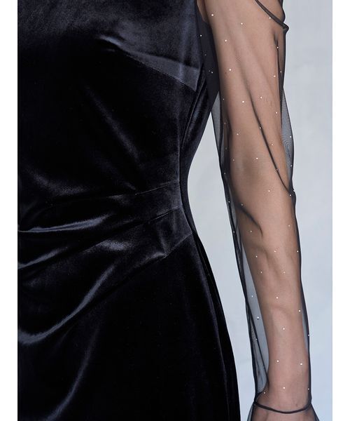 シアードッキングベロアドレス（ワンピース）｜SNIDEL（スナイデル）の