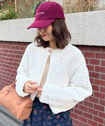 GEVACO◇カーディガン(厚手)/42/ポリエステル/GRY GEVACO(ゲバコ