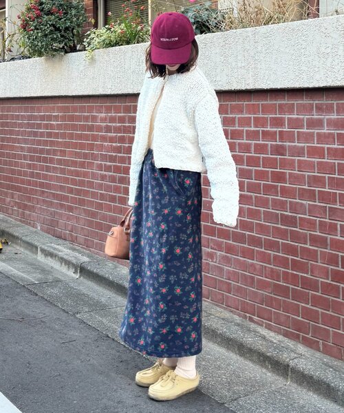 GEVACO（ゲバコ）の「【GEVACO】ショートニットボレロ（カーディガン/ボレロ・レディース・レッド/パープル/アイボリー・ONE SIZE）」の8枚目の写真