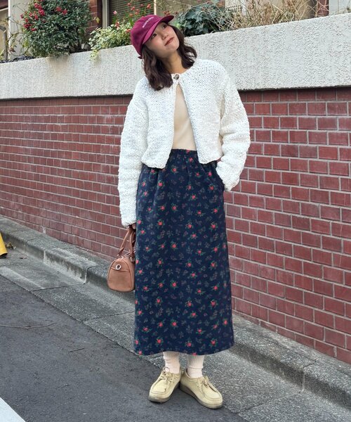 GEVACO（ゲバコ）の「【GEVACO】ショートニットボレロ（カーディガン/ボレロ・レディース・レッド/パープル/アイボリー・ONE SIZE）」の9枚目の写真