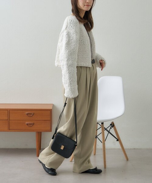 GEVACO（ゲバコ）の「【GEVACO】ショートニットボレロ（カーディガン/ボレロ・レディース・レッド/パープル/アイボリー・ONE SIZE）」の19枚目の写真