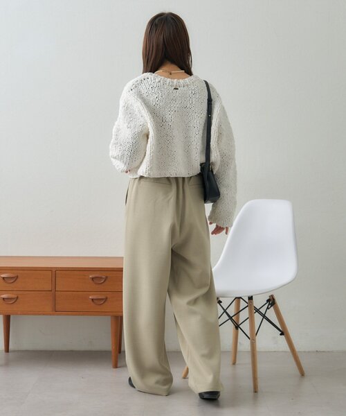 GEVACO（ゲバコ）の「【GEVACO】ショートニットボレロ（カーディガン/ボレロ・レディース・レッド/パープル/アイボリー・ONE SIZE）」の20枚目の写真