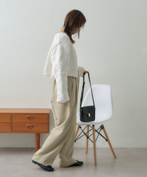 GEVACO（ゲバコ）の「【GEVACO】ショートニットボレロ（カーディガン/ボレロ・レディース・レッド/パープル/アイボリー・ONE SIZE）」の21枚目の写真