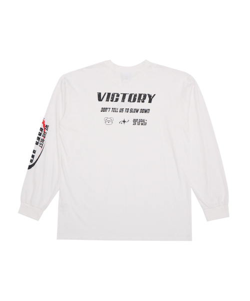 DOUBLE JD(ダブルジェイディー)の「ビクトリー長袖(ホワイト)(Tシャツ/カットソー・レディース・その他・FREE)」の3枚目の写真