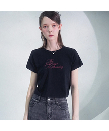 Odette Crop Tee BLACK