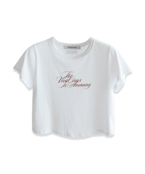 Vivacious（ビバシャス）の「Odette Crop Tee BLACK（Tシャツ/カットソー・レディース・ブラック・SMALL/MEDIUM）」の4枚目の写真