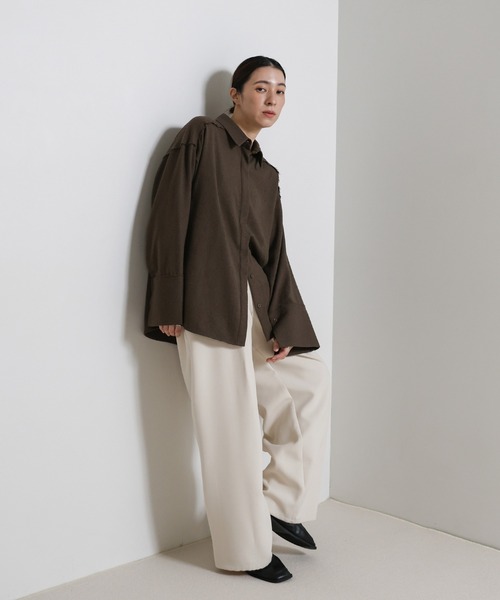 ビックカフスネップオーバーシャツ（シャツ/ブラウス）｜select MOCA